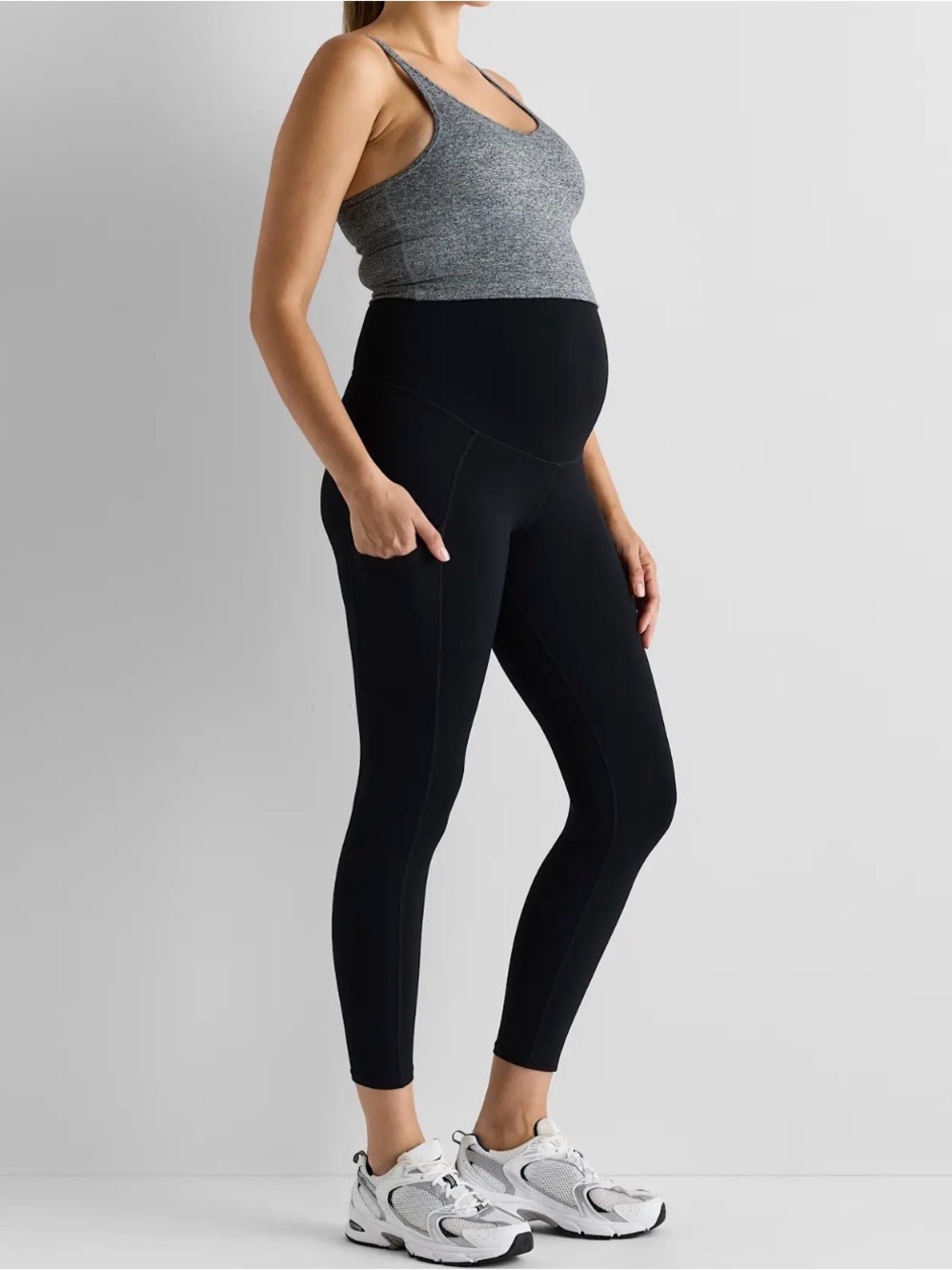 Quince Ultra-Form Maternity Pocket Leggings